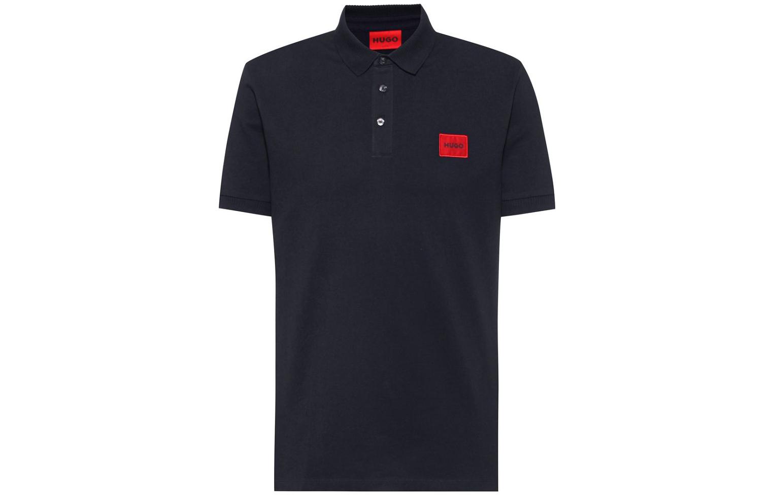 Футболка поло с коротким рукавом и нашивкой с логотипом HUGO BOSS, синяя
Футболка поло с коротким рукавом и нашивкой с логотипом HUGO BOSS, синяя