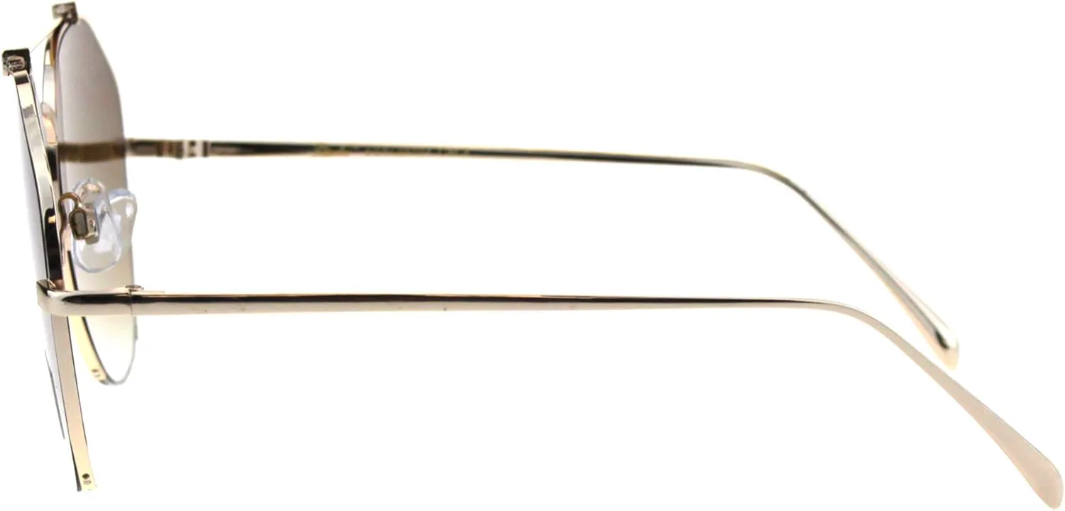 Женские солнцезащитные очки-авиаторы, стильная оправа с угловым креплением, защита от УФ-излучения UV 400, золотистый, коричневый цвет PASTL, Gold (Brown)
Женские солнцезащитные очки-авиаторы, стильная оправа с угловым креплением, защита от УФ-излучения UV 400, золотистый, коричневый цвет PASTL, Gold (Brown)