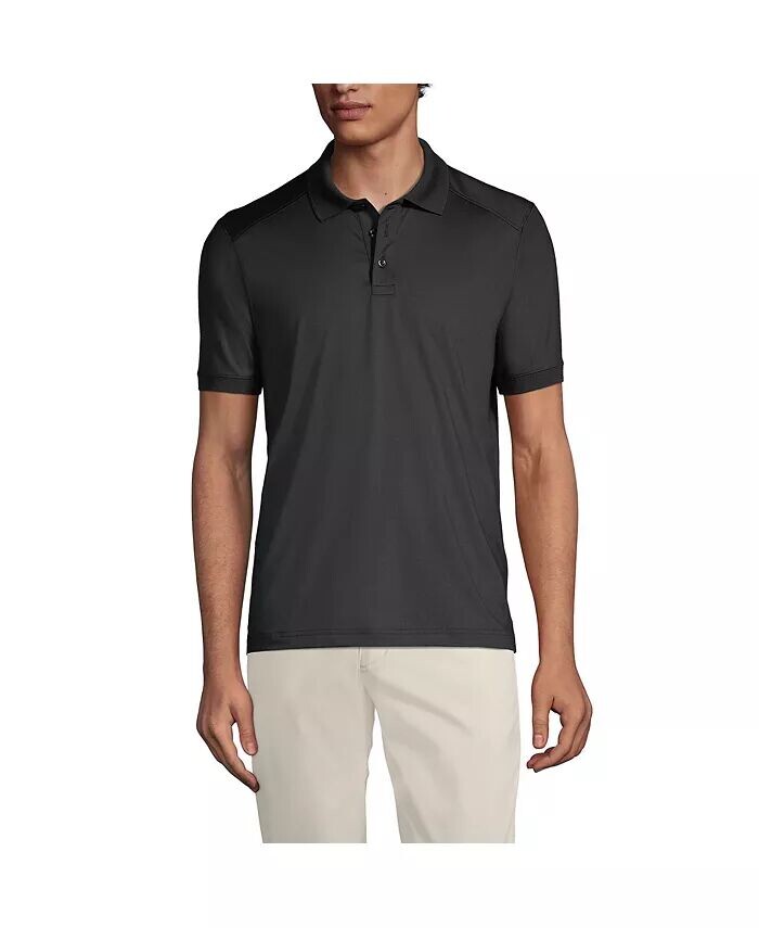 Мужская рубашка поло Rapid Dry Active с короткими рукавами Lands' End, черный
Мужская рубашка поло Rapid Dry Active с короткими рукавами Lands' End, черный