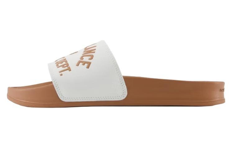 200 слайдов 'Бежево-белый' New Balance, Экрю/Коричневый
200 слайдов 'Бежево-белый' New Balance, Экрю/Коричневый