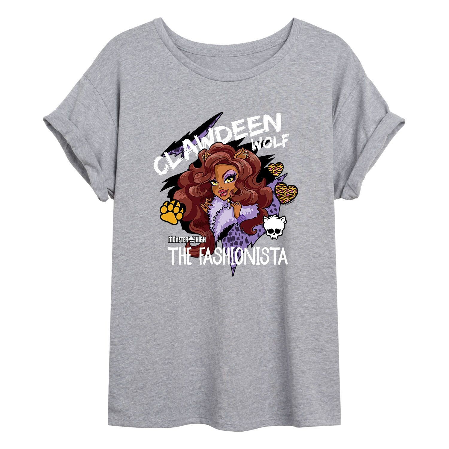 Большая футболка с рисунком Monster High для юниоров Clawdeen Wolf "Fashionista" Licensed Character
Большая футболка с рисунком Monster High для юниоров Clawdeen Wolf "Fashionista" Licensed Character