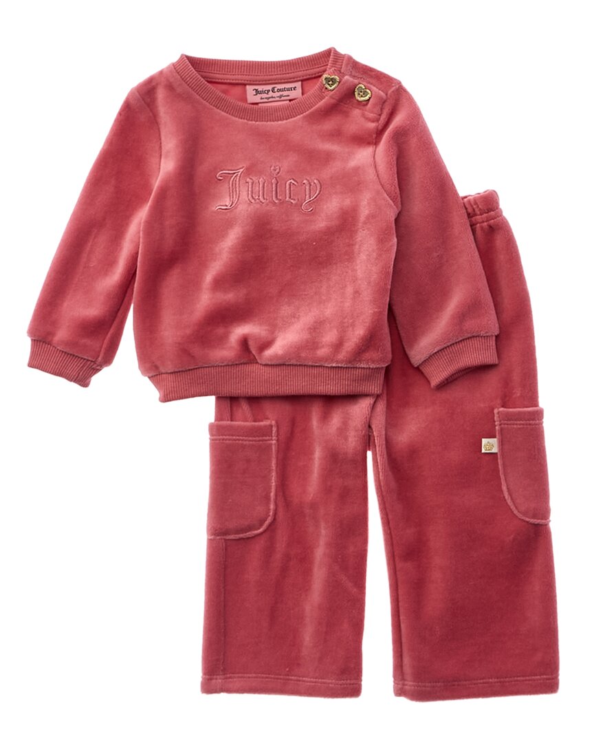 Комплект из 2 велюровых брюк Juicy Couture Juicy Couture, розовый
Комплект из 2 велюровых брюк Juicy Couture Juicy Couture, розовый