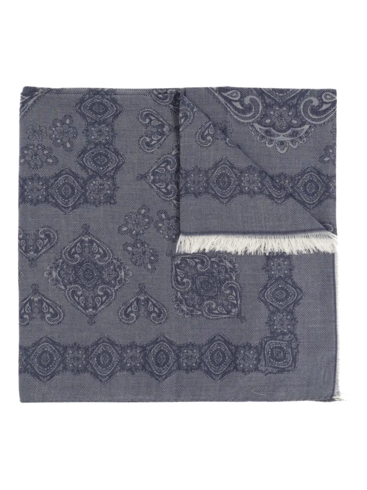 Шарф ETRO с бахромой и узором пейсли, синий
Шарф ETRO с бахромой и узором пейсли, синий