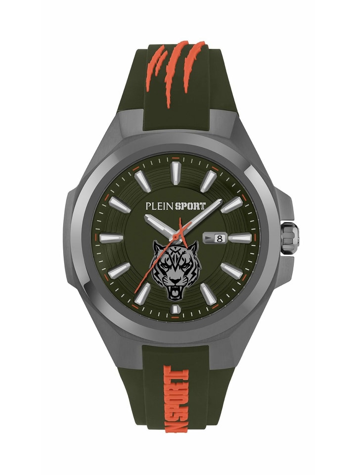 Plein Sport Мужские аналоговые часы зеленого цвета
Plein Sport Мужские аналоговые часы зеленого цвета
