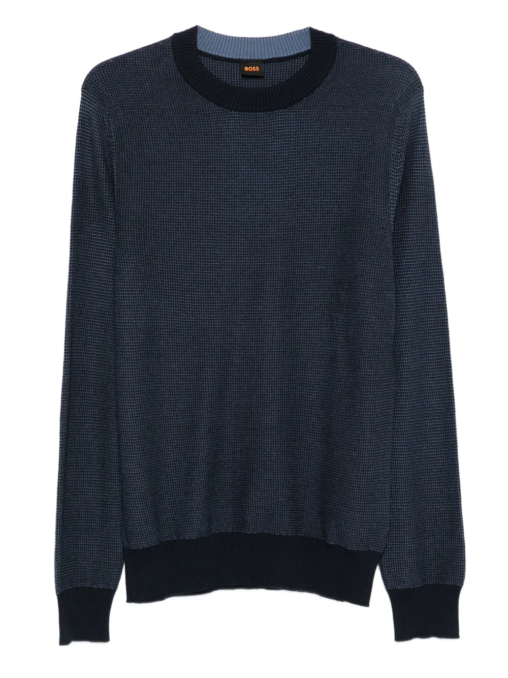 Свитер с круглым вырезом Boss, синий
Свитер с круглым вырезом Boss, синий
