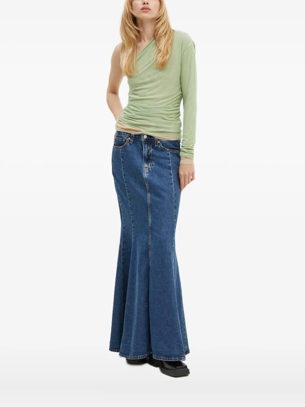 Топ на одно плечо с драпировкой Day Birger Et Mikkelsen, зеленый
Топ на одно плечо с драпировкой Day Birger Et Mikkelsen, зеленый