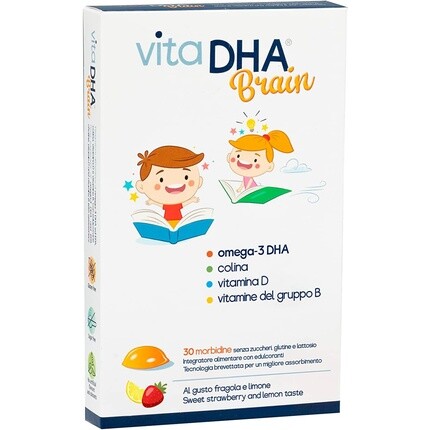 VitaDHA Brain для детей, 30 жевательных конфет U.G.A. Nutraceuticals
VitaDHA Brain для детей, 30 жевательных конфет U.G.A. Nutraceuticals