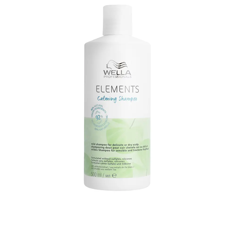 Шампунь Elements champú natural calmante para cuero cabelludo seco o delicado Wella Professionals, 500 мл.
Шампунь Elements champú natural calmante para cuero cabelludo seco o delicado Wella Professionals, 500 мл.