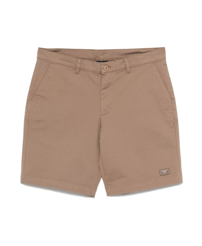 Коричневые шорты со скрытой молнией Emporio Armani, коричневый
Коричневые шорты со скрытой молнией Emporio Armani, коричневый