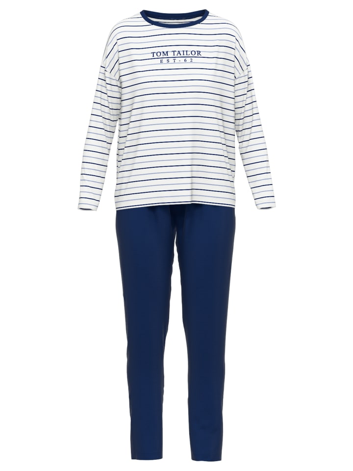Tom Tailor Пижама Zaria в сине-средную полоску
Tom Tailor Пижама Zaria в сине-средную полоску
