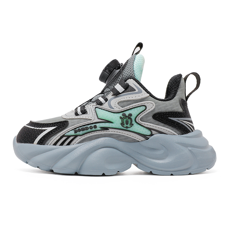 Нескользящая износостойкая детская обувь для повседневной жизни BOBDOG, серый/черный
Нескользящая износостойкая детская обувь для повседневной жизни BOBDOG, серый/черный