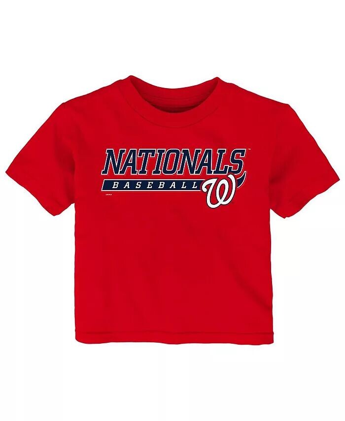 Футболка для мальчиков и девочек Red Washington Nationals Take The Lead Outerstuff
Футболка для мальчиков и девочек Red Washington Nationals Take The Lead Outerstuff
