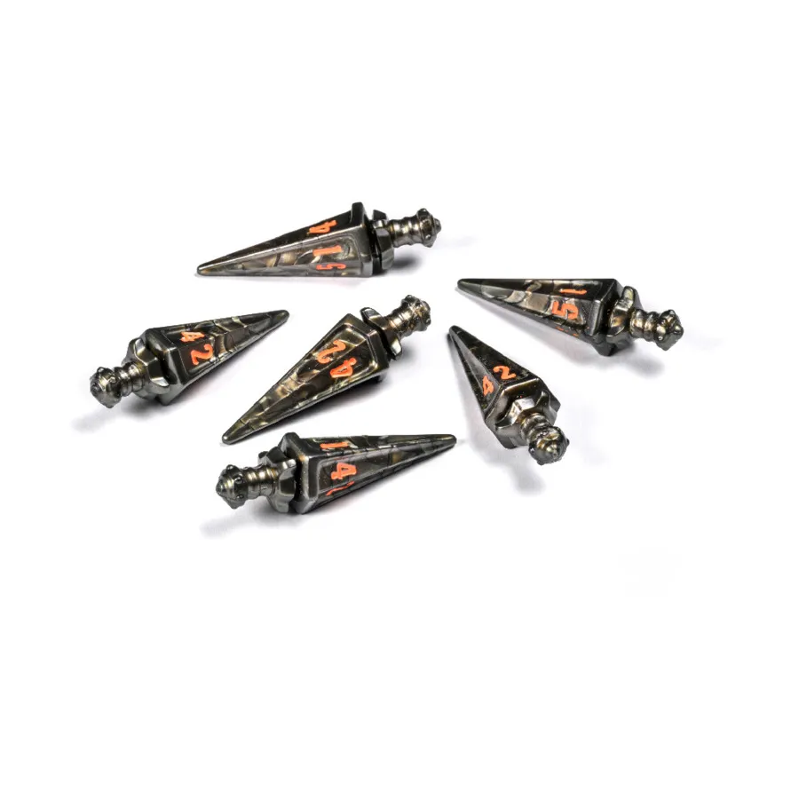 Мечи Воина 6d6 – Сталь (6), Polyhero Dice - Warrior (Tabletop Tycoon)
Мечи Воина 6d6 – Сталь (6), Polyhero Dice - Warrior (Tabletop Tycoon)