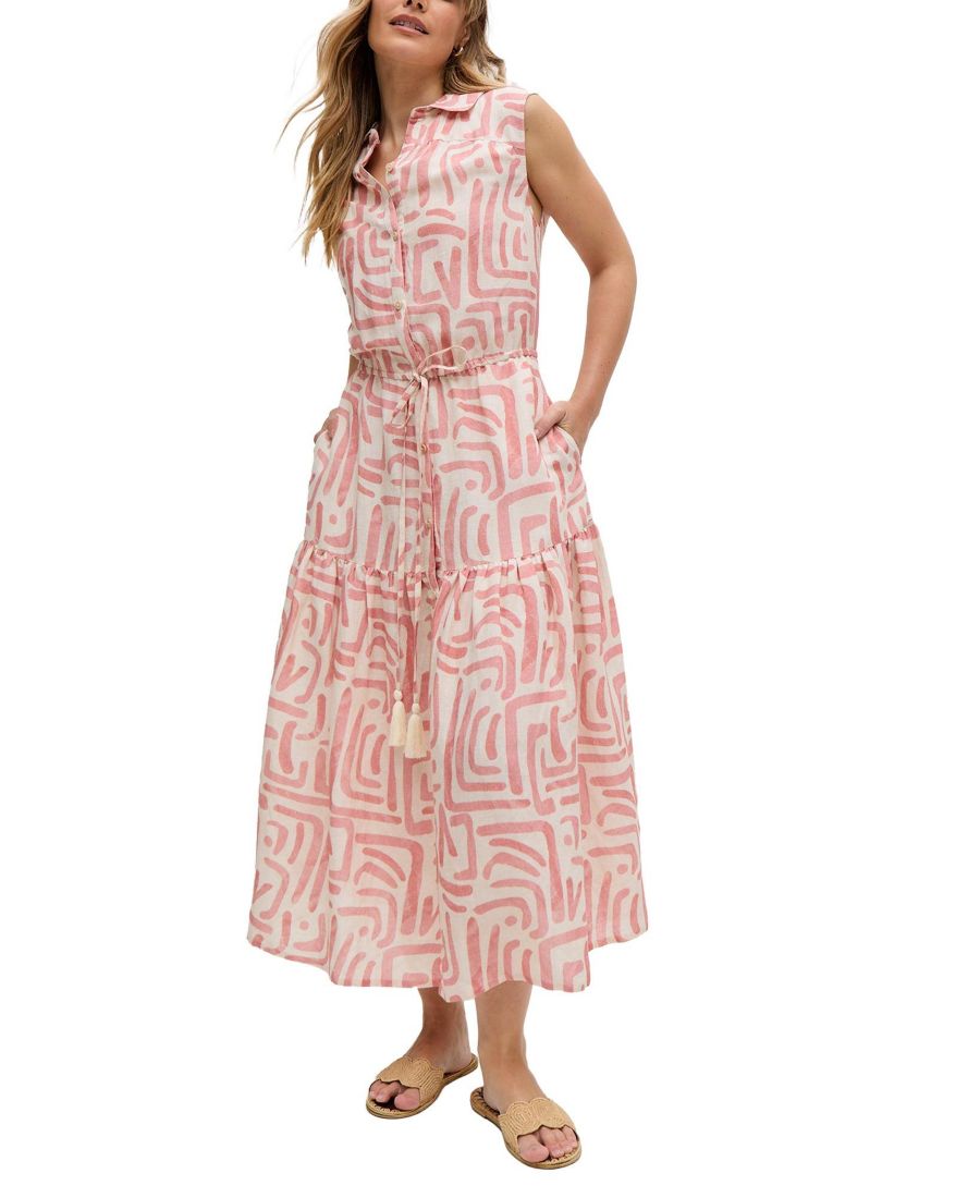Женское макси-платье с многоярусной юбкой и принтом в стиле Уорхола Raffya, Pink
Женское макси-платье с многоярусной юбкой и принтом в стиле Уорхола Raffya, Pink