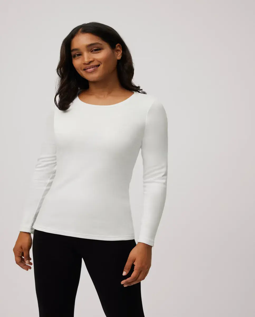 Женская теплая майка с длинными рукавами и круглым вырезом Ysabel Mora, белый
Женская теплая майка с длинными рукавами и круглым вырезом Ysabel Mora, белый