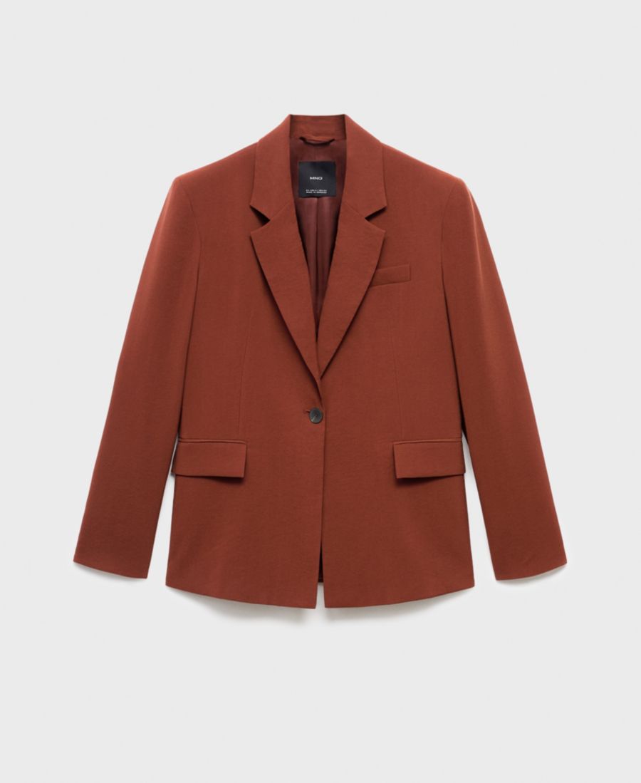 Женский пиджак из модала MANGO, Burnt Orange
Женский пиджак из модала MANGO, Burnt Orange