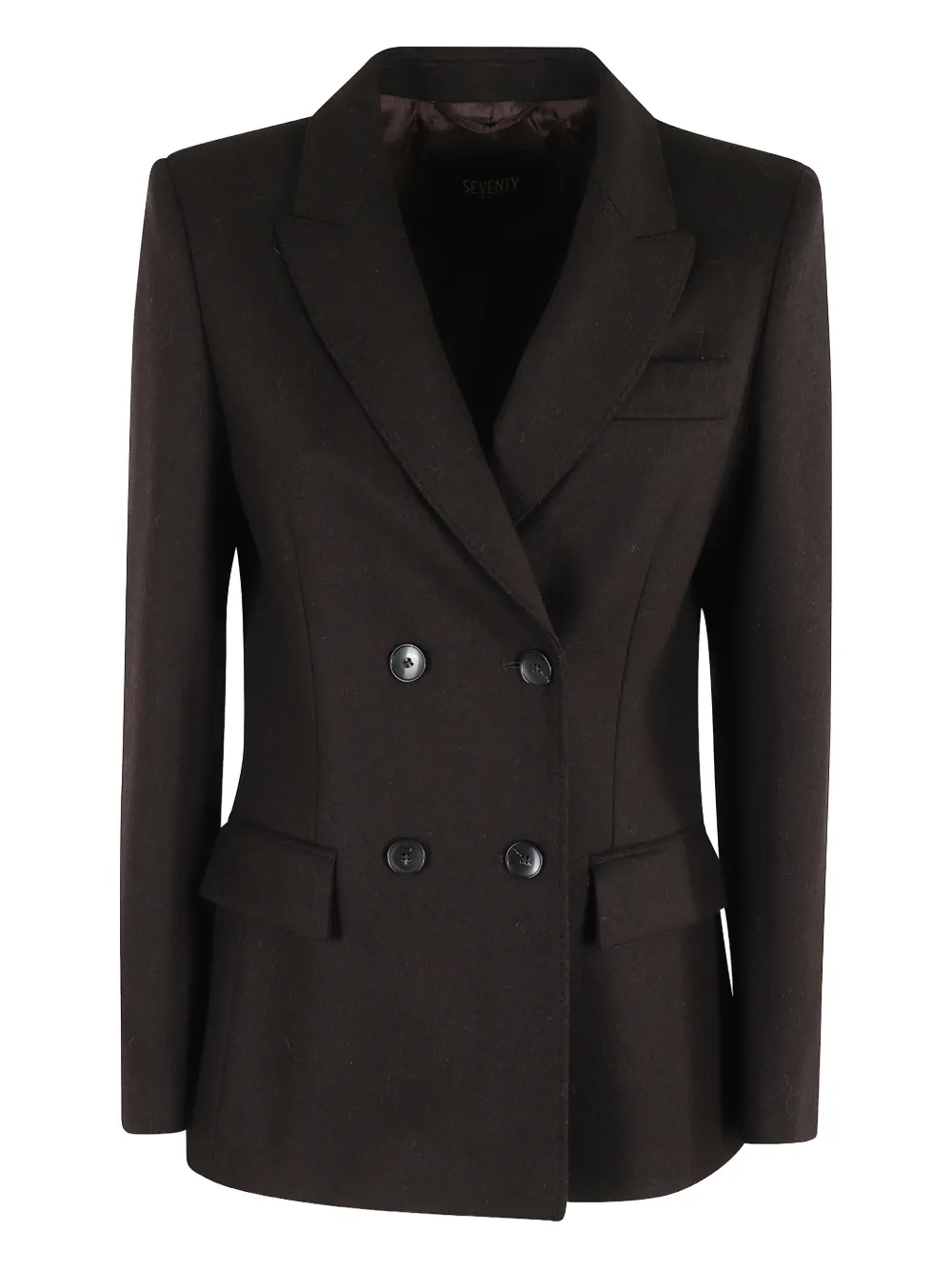 Двубортный пиджак из шерсти Seventy, коричневый
Двубортный пиджак из шерсти Seventy, коричневый