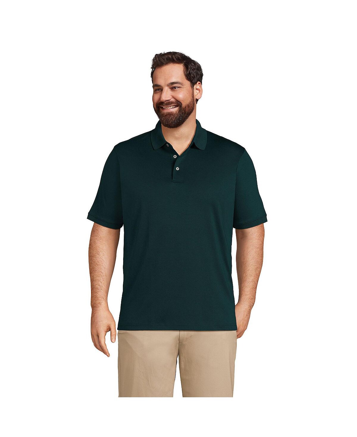 Мужская супермягкая рубашка-поло Supima с короткими рукавами для больших и высоких размеров Lands' End
Мужская супермягкая рубашка-поло Supima с короткими рукавами для больших и высоких размеров Lands' End