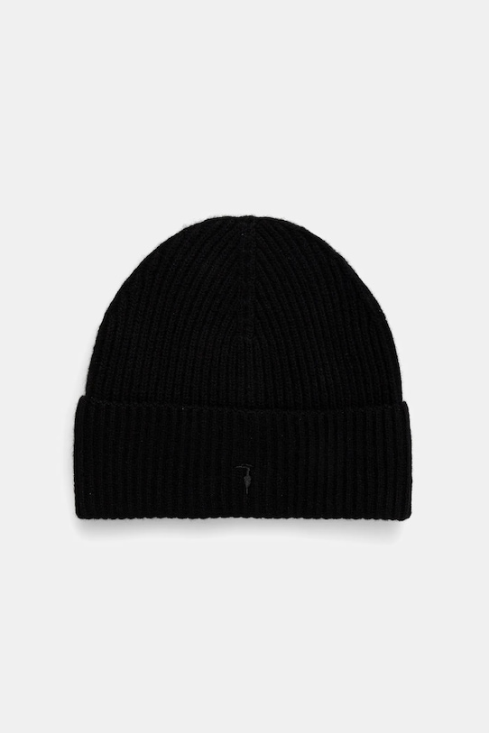 Шерстяная шапка Trussardi, черный 
Шерстяная шапка Trussardi, черный