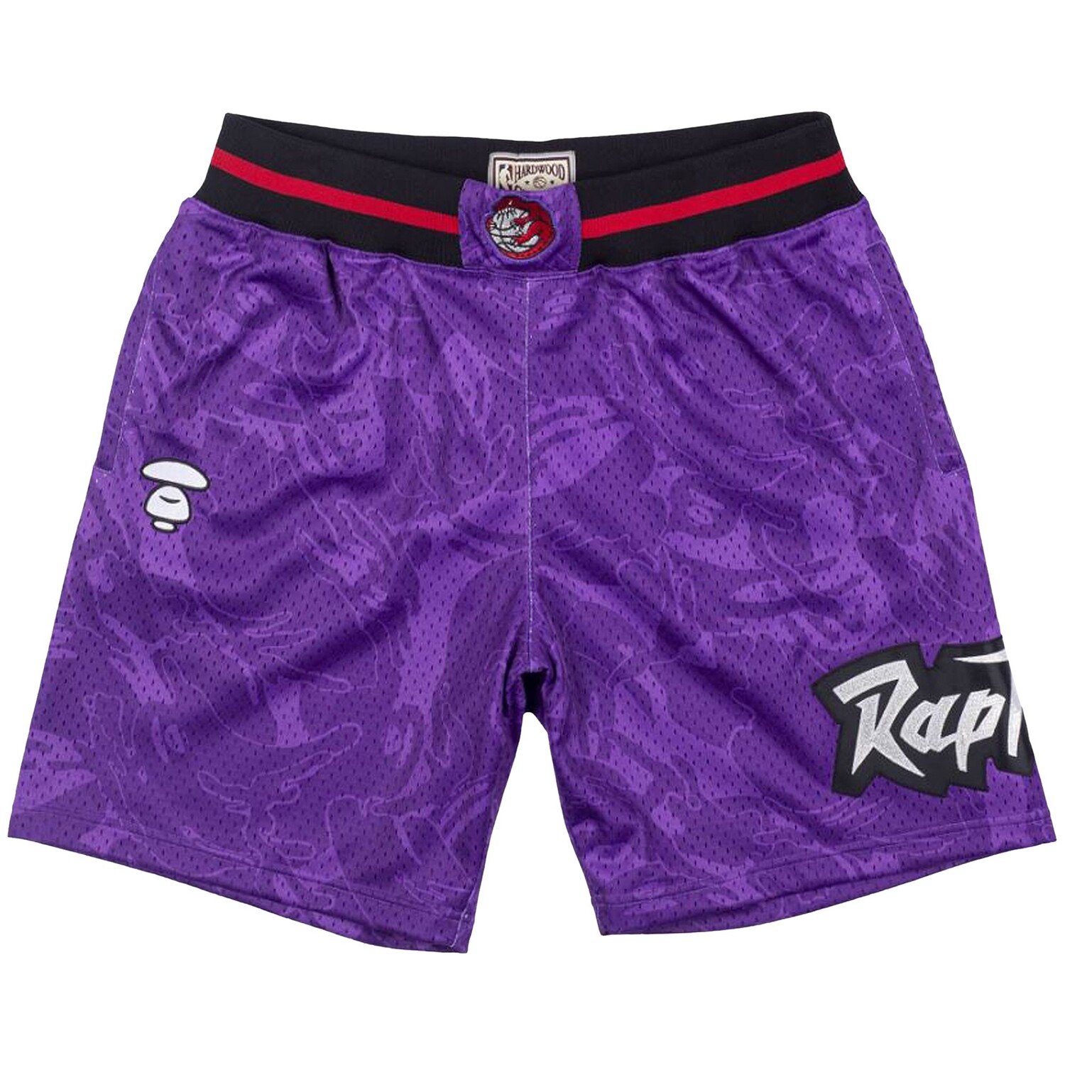 Шорты BAPE x Mitchel & Ness Toronto Raptors, фиолетовые
Шорты BAPE x Mitchel & Ness Toronto Raptors, фиолетовые