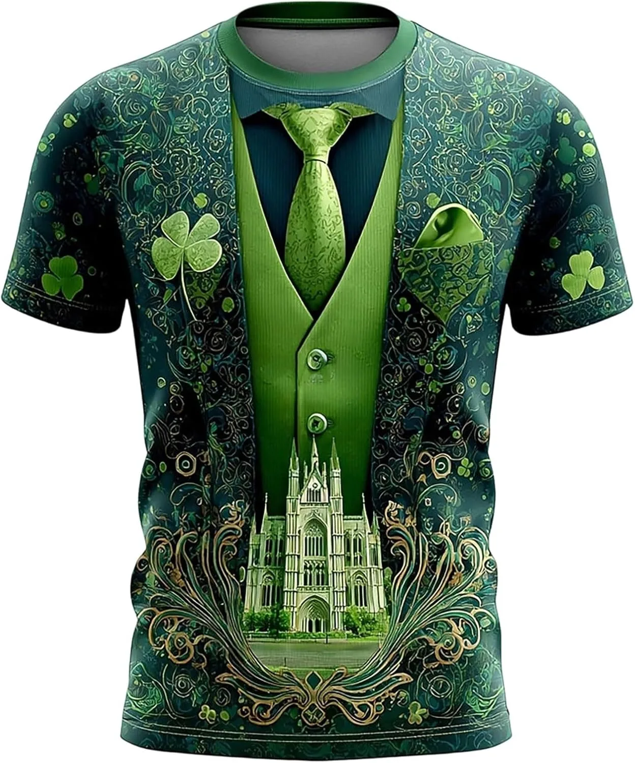 Футболка мужская St. Patrick's Day с принтом Shamrock
Футболка мужская St. Patrick's Day с принтом Shamrock