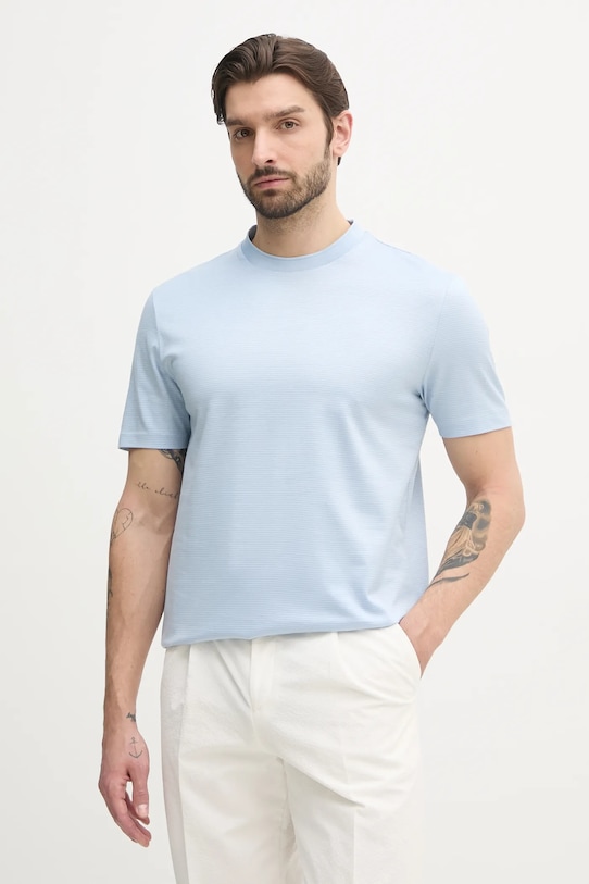 Хлопковая футболка Boss, синий
Хлопковая футболка Boss, синий