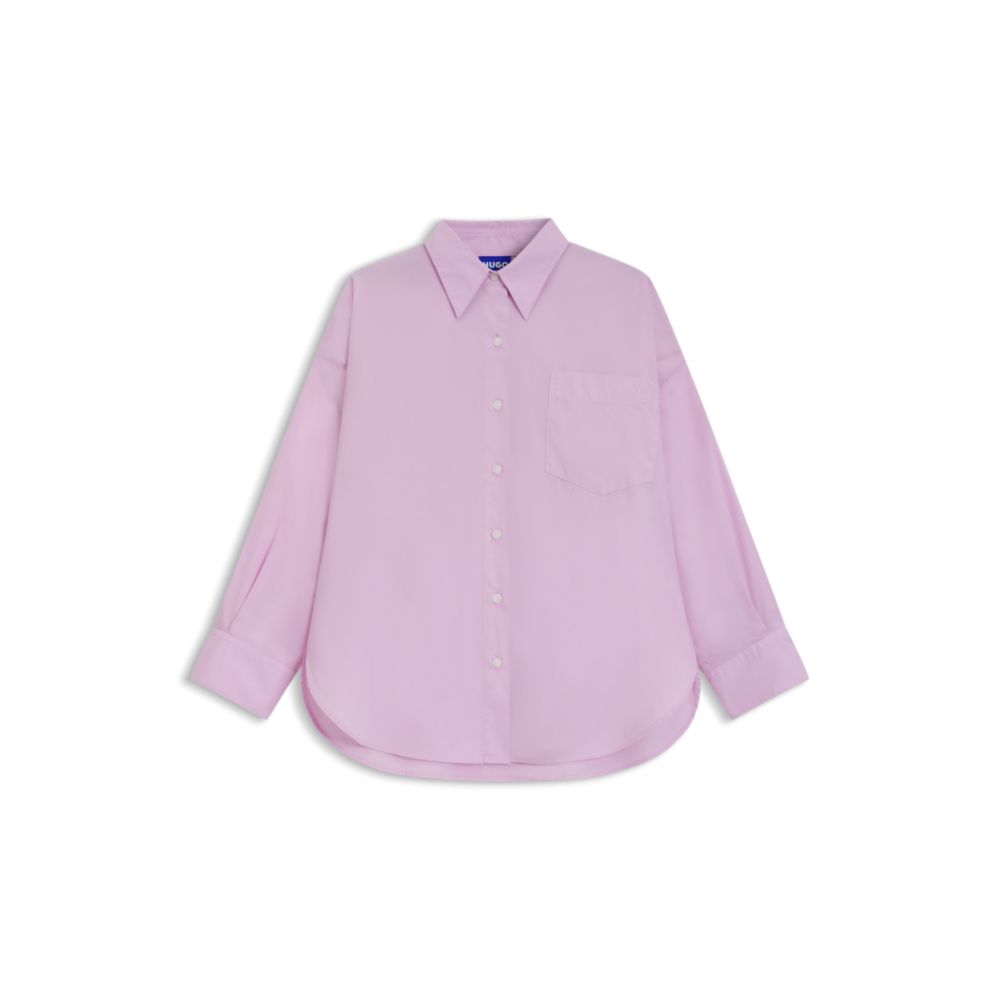 Свободная блуза из хлопкового поплина HUGO, светло-розовый
Свободная блуза из хлопкового поплина HUGO, светло-розовый