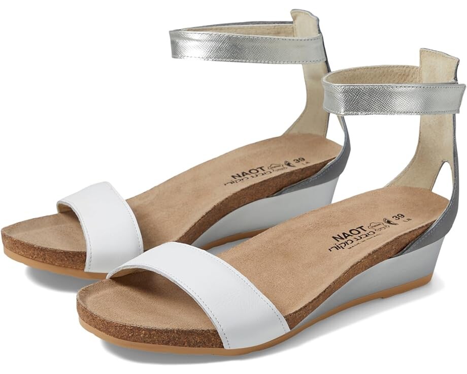 Туфли Naot Pixie, цвет White Leather/Vintage Slate Leather/Silver Luster Leather
Туфли Naot Pixie, цвет White Leather/Vintage Slate Leather/Silver Luster Leather