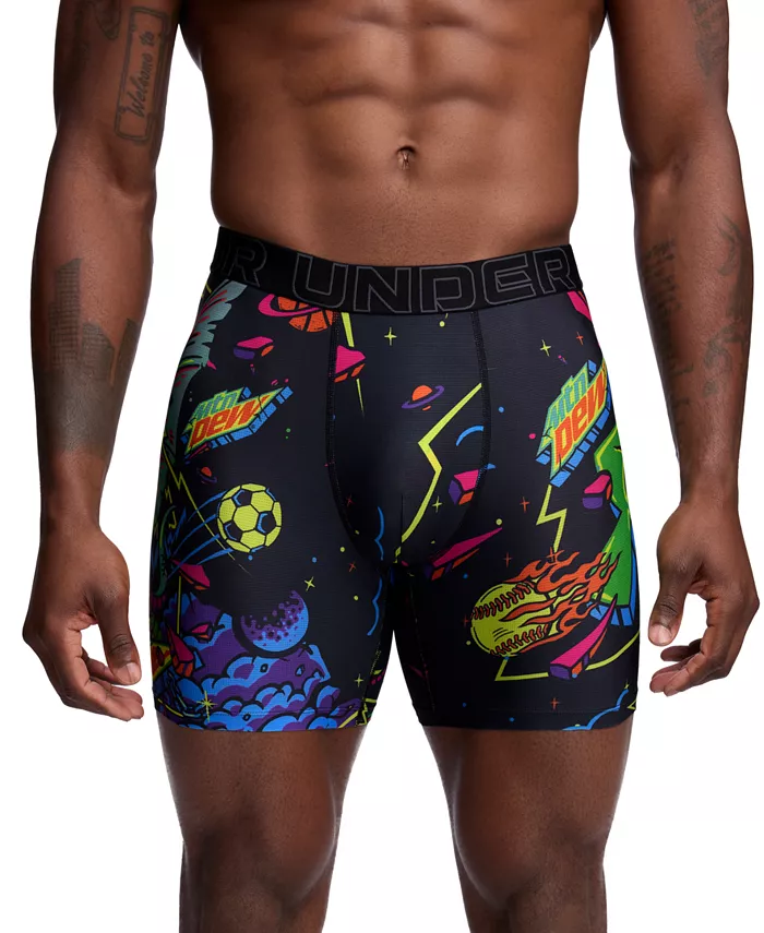 Мужские функциональные боксеры с сетчатыми вставками и принтом Performance Tech Mesh Graphic, 6" Under Armour, черный
Мужские функциональные боксеры с сетчатыми вставками и принтом Performance Tech Mesh Graphic, 6" Under Armour, черный