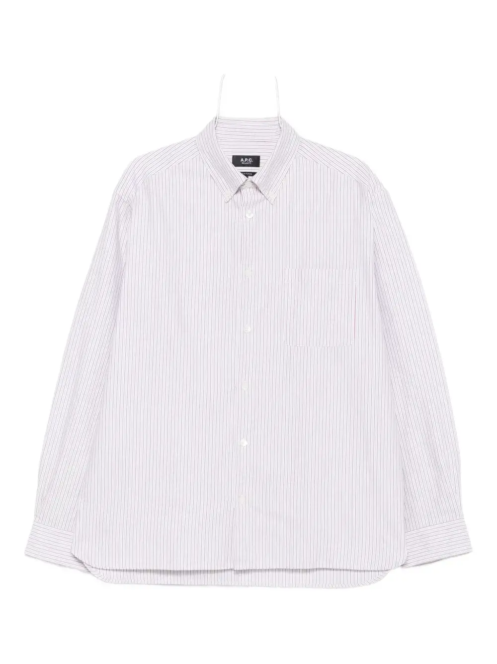 Рубашка в полоску на пуговицах A.P.C., белый
Рубашка в полоску на пуговицах A.P.C., белый