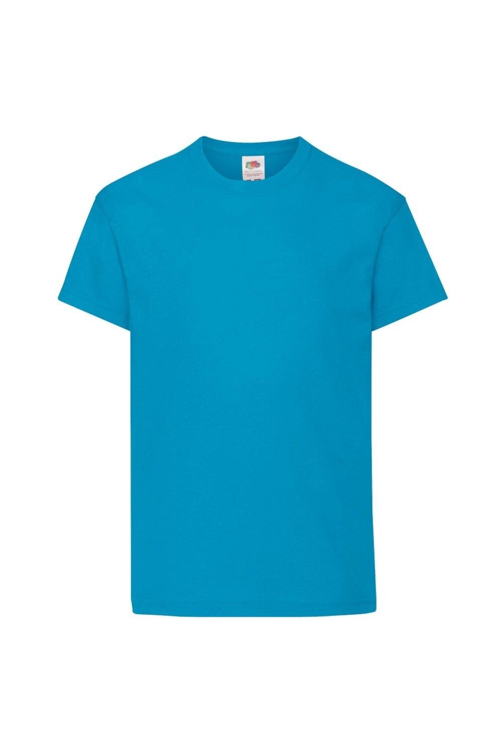 Оригинальная футболка с коротким рукавом Fruit of the Loom, синий
Оригинальная футболка с коротким рукавом Fruit of the Loom, синий