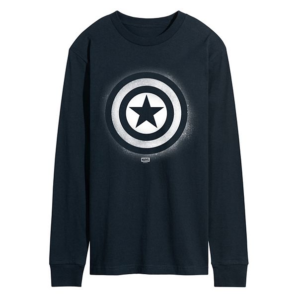 Футболка с длинным рукавом и логотипом Captain America Marvel, Navy
Футболка с длинным рукавом и логотипом Captain America Marvel, Navy