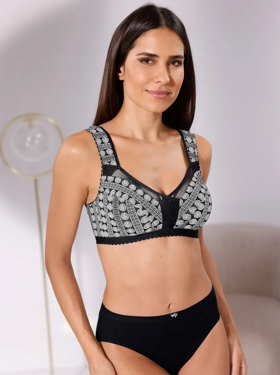 Бюстгальтер для стирки Pur Wäschepur, цвет Schwarz-Bedruckt 
Бюстгальтер для стирки Pur Wäschepur, цвет Schwarz-Bedruckt