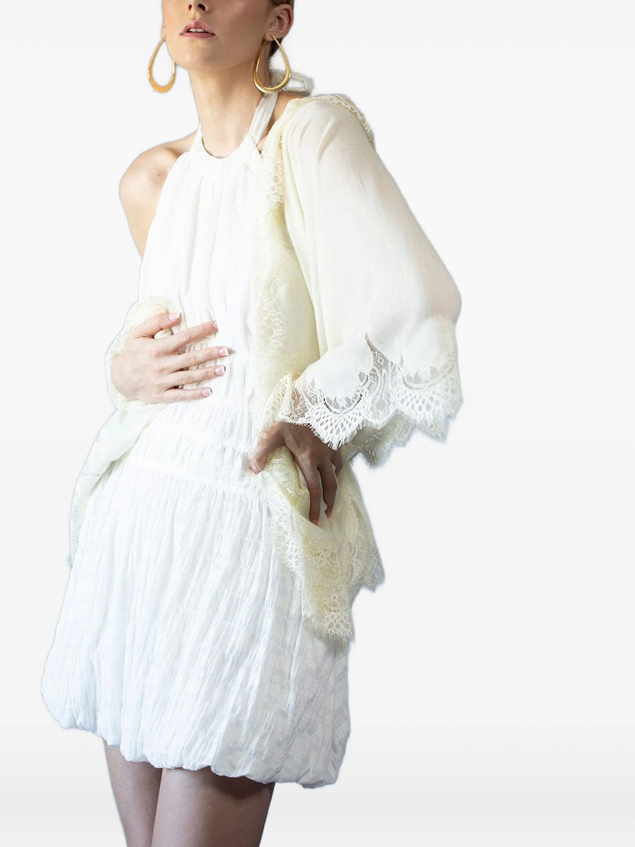 Шарф с кружевом Janavi India, белый
Шарф с кружевом Janavi India, белый