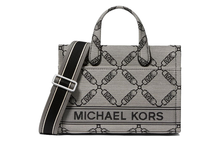 Сумка-шоппер Gigi Jacquard маленького размера для женщин, серо-черная MICHAEL KORS
Сумка-шоппер Gigi Jacquard маленького размера для женщин, серо-черная MICHAEL KORS