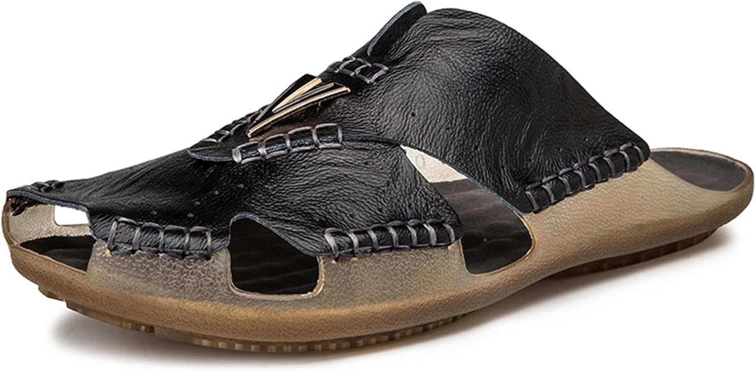 Мужские мягкие кожаные слайд-сандалии Abborora, модные спортивные сандалии на открытом воздухе, пляжная обувь для мужчин, черный
Мужские мягкие кожаные слайд-сандалии Abborora, модные спортивные сандалии на открытом воздухе, пляжная обувь для мужчин, черный