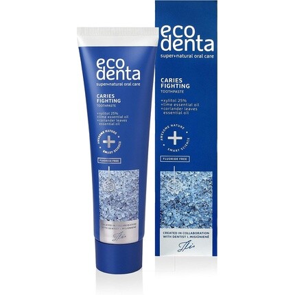 Зубная паста против кариеса без фтора с эфирным маслом ксилит-лайма 100 мл, Ecodenta
Зубная паста против кариеса без фтора с эфирным маслом ксилит-лайма 100 мл, Ecodenta
