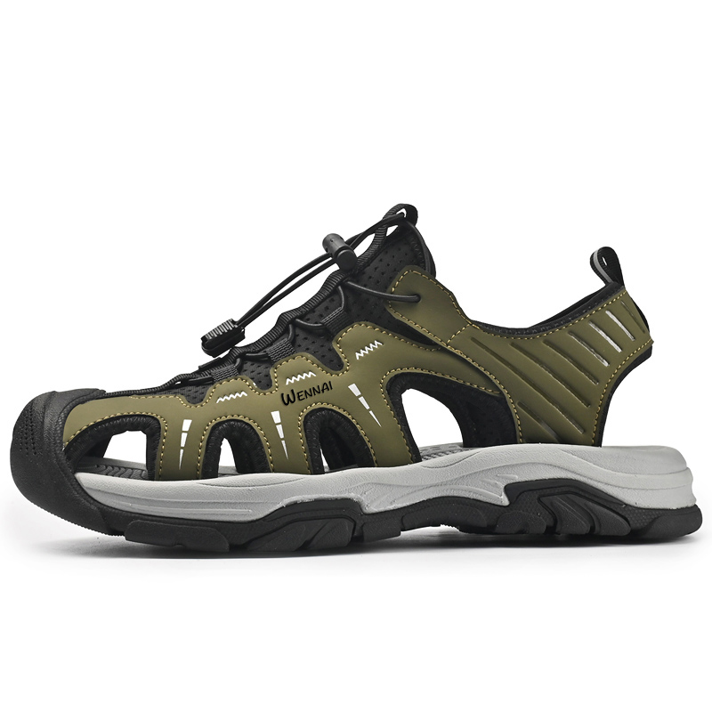 Wen Nai Износостойкие мужские ботинки для речного треккинга, цвет армейский зеленый 
Wen Nai Износостойкие мужские ботинки для речного треккинга, цвет армейский зеленый