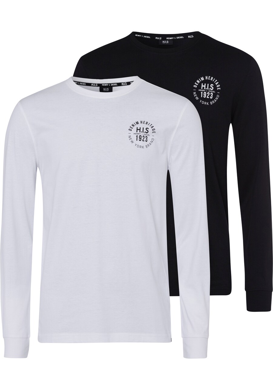 Рубашка H.I.S, черный/белый
Рубашка H.I.S, черный/белый