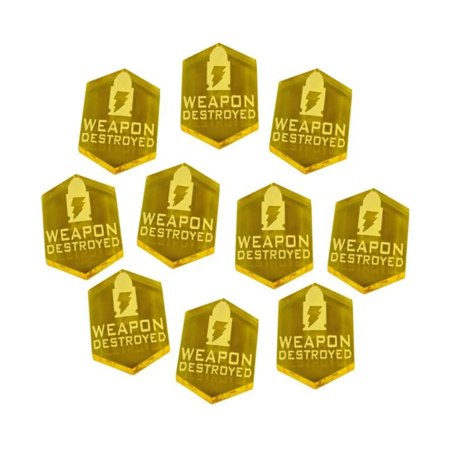 Жетоны уничтоженного оружия — прозрачный желтый, Star Wars - Legion Gaming Accessories (Litko Aerosystems)
Жетоны уничтоженного оружия — прозрачный желтый, Star Wars - Legion Gaming Accessories (Litko Aerosystems)