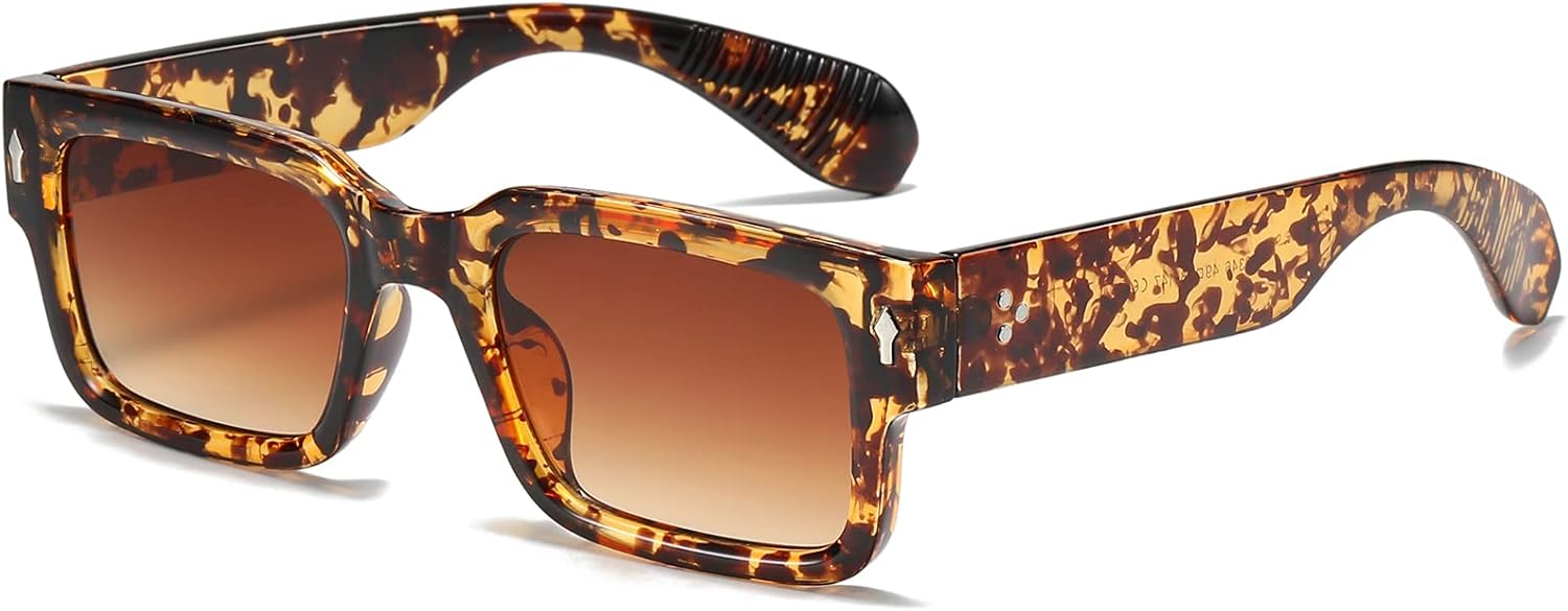 Солнцезащитные очки EYLRIM в квадратной оправе для женщин и мужчин, модные массивные прямоугольные солнцезащитные очки черного цвета с защитой от УФ-излучения UV400, A2 Leopard/Gradient Tea
Солнцезащитные очки EYLRIM в квадратной оправе для женщин и мужчин, модные массивные прямоугольные солнцезащитные очки черного цвета с защитой от УФ-излучения UV400, A2 Leopard/Gradient Tea