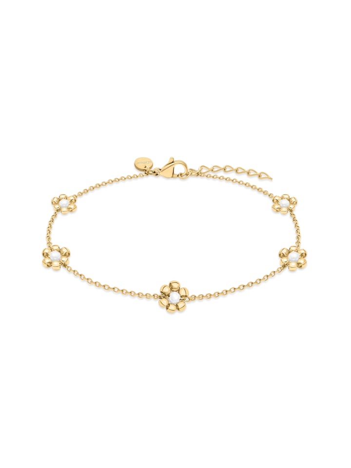 s.Oliver Браслет на лодыжку в виде золотого жемчужного цветка
s.Oliver Браслет на лодыжку в виде золотого жемчужного цветка