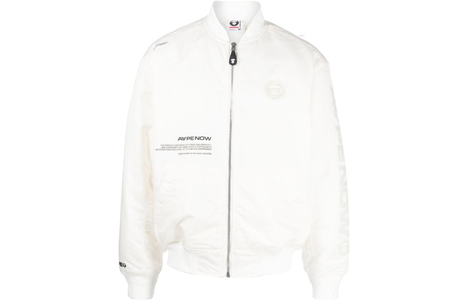 Куртка-бомбер на молнии с логотипом от *A BATHING APE Aape, черный
Куртка-бомбер на молнии с логотипом от *A BATHING APE Aape, черный