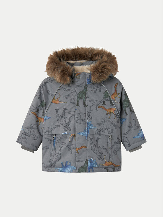 Зимняя куртка стандартного кроя Name It, серый
Зимняя куртка стандартного кроя Name It, серый