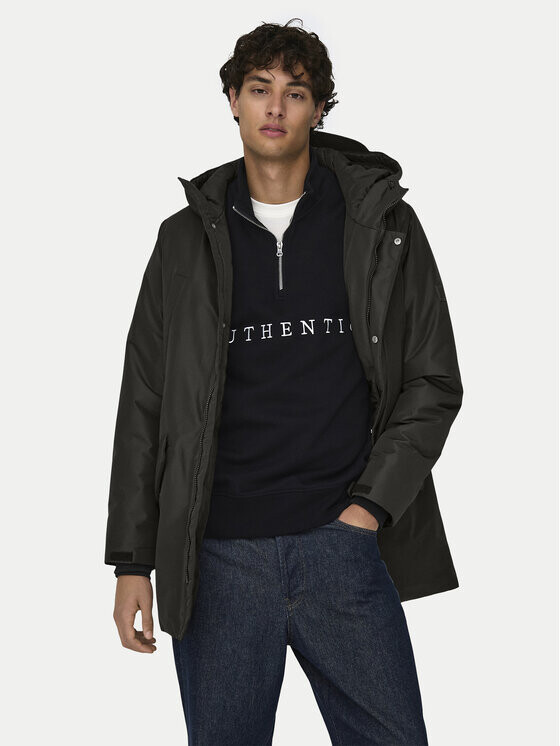 Зимняя куртка стандартного кроя Only & Sons, серый
Зимняя куртка стандартного кроя Only & Sons, серый