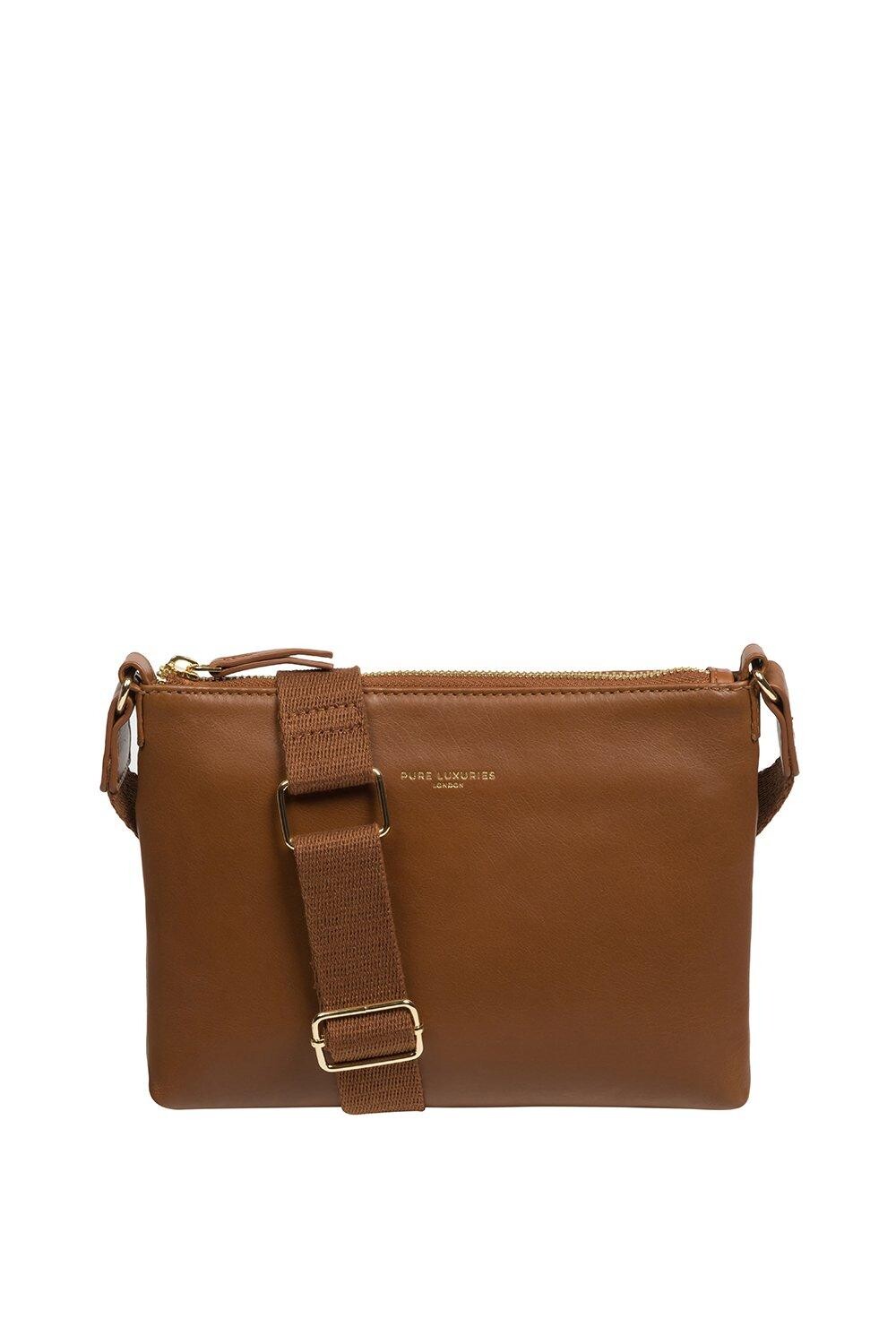 Сумка через плечо 'Nessa' из кожи наппа Pure Luxuries London, коричневый
Сумка через плечо 'Nessa' из кожи наппа Pure Luxuries London, коричневый