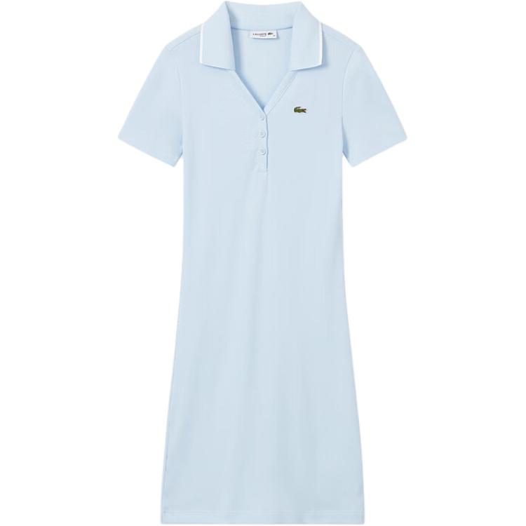 LACOSTE SS25 платье с короткими рукавами женское светло-голубой/белый
LACOSTE SS25 платье с короткими рукавами женское светло-голубой/белый