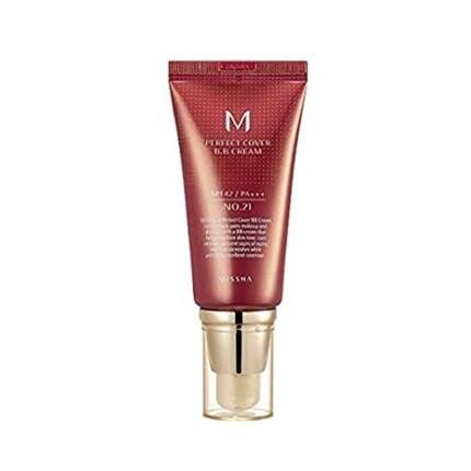 M Perfect Cover Bb Cream Spf 42 Pa+++ 50мл - Светло-бежевый, Missha 
M Perfect Cover Bb Cream Spf 42 Pa+++ 50мл - Светло-бежевый, Missha