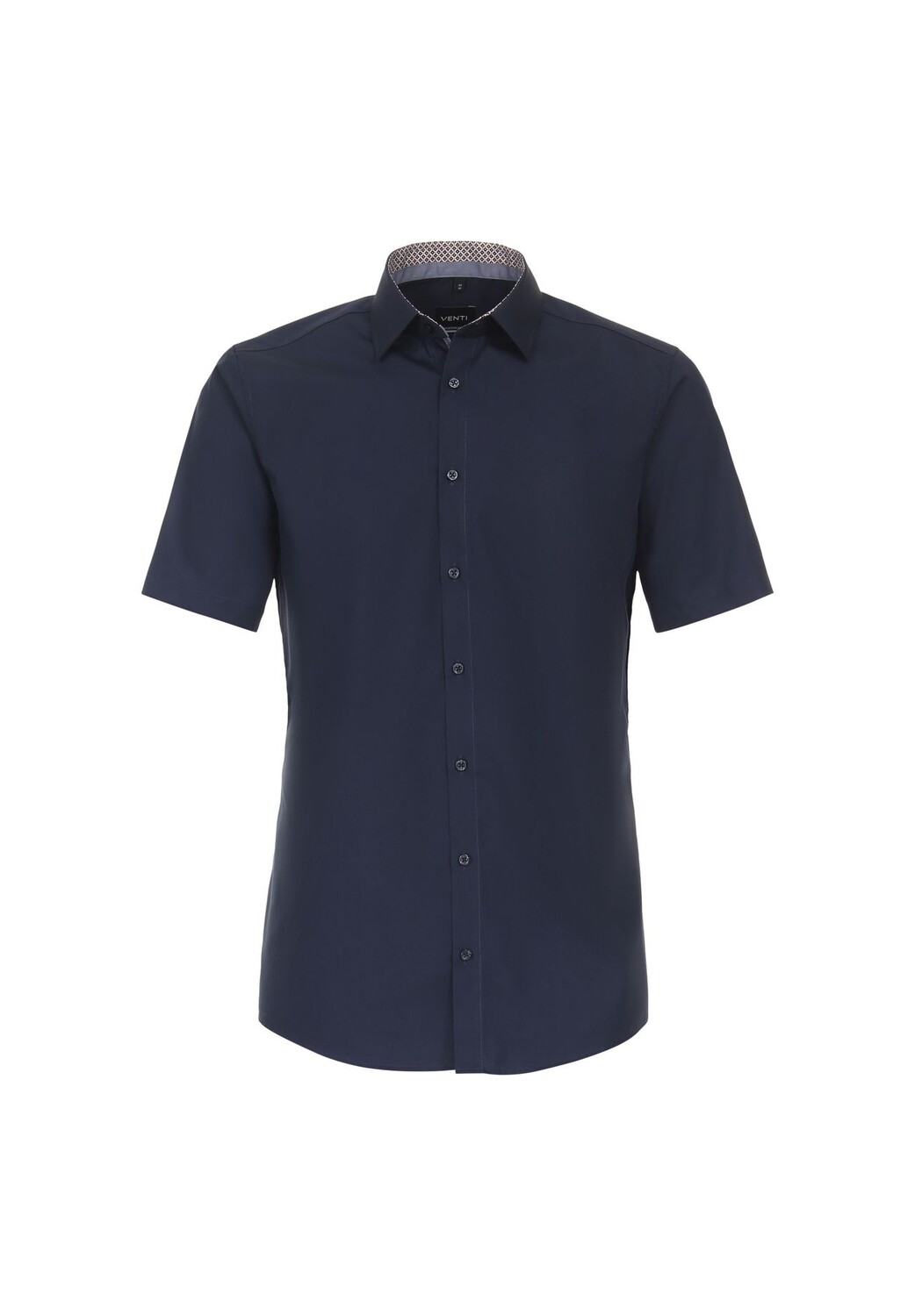 Мужская деловая рубашка с короткими рукавами, однотонная, современного кроя Venti, темно-синий
Мужская деловая рубашка с короткими рукавами, однотонная, современного кроя Venti, темно-синий