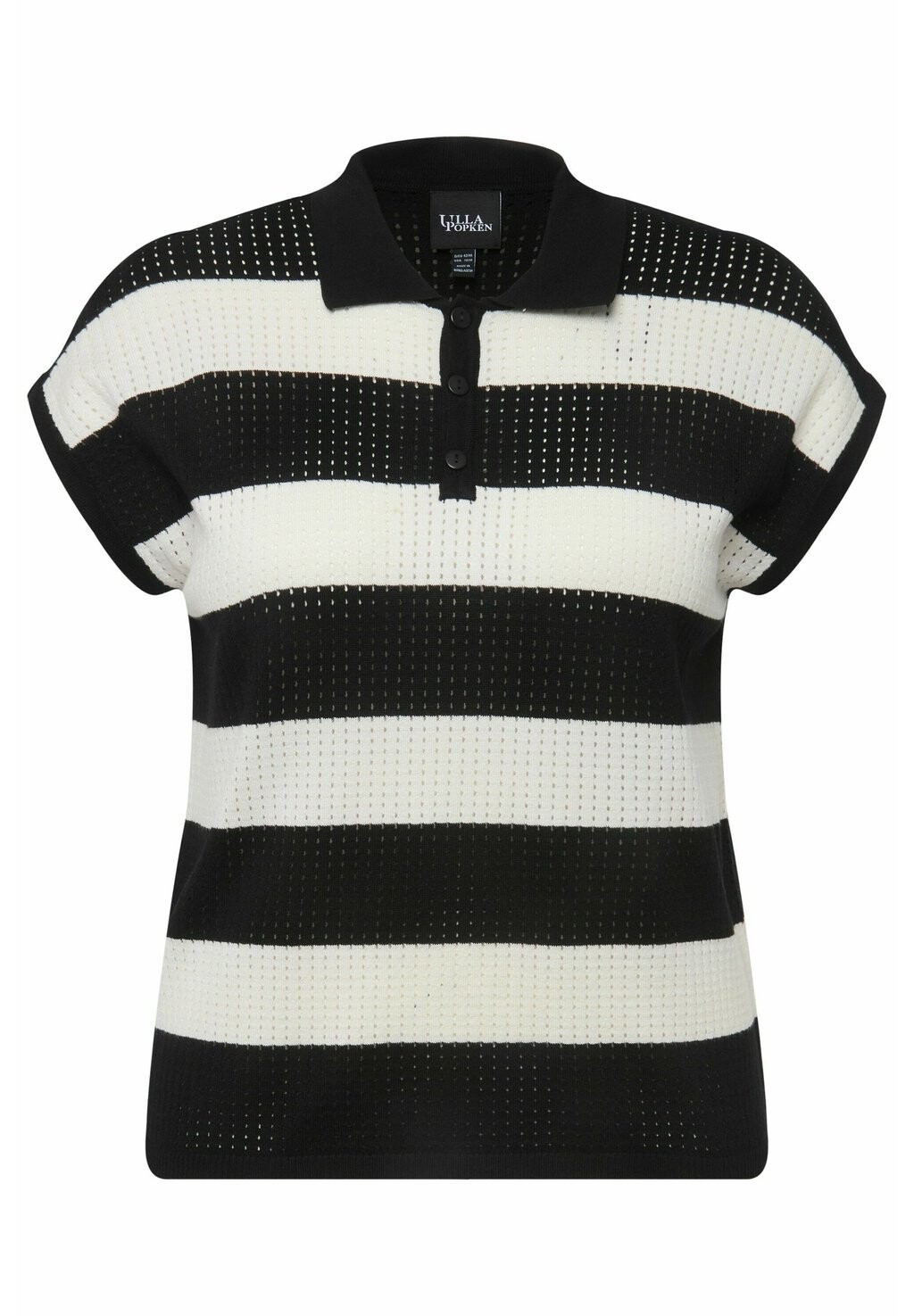 Рубашка поло Ulla Popken, черный
Рубашка поло Ulla Popken, черный
